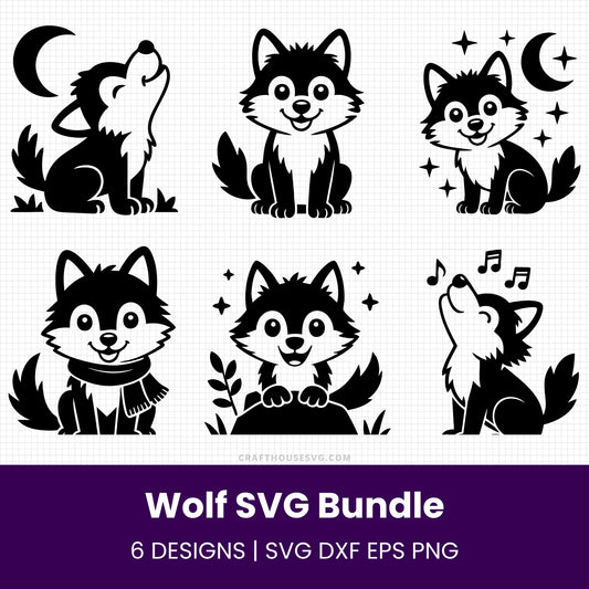 Wolf SVG Bundle