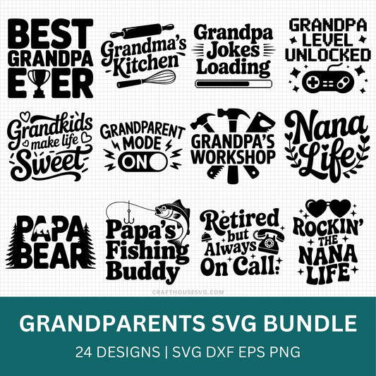 Grandparents SVG Bundle