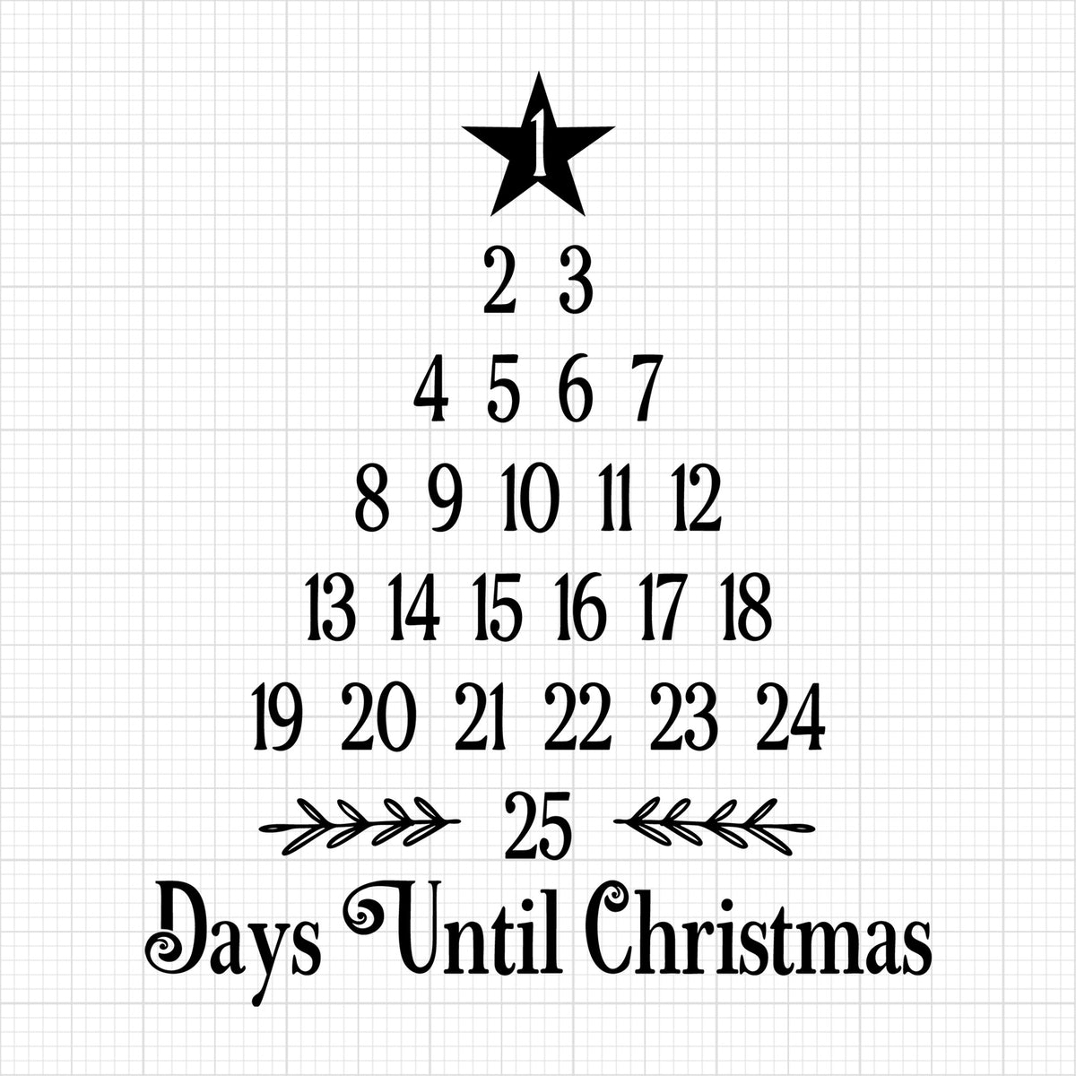 25 days until Christmas