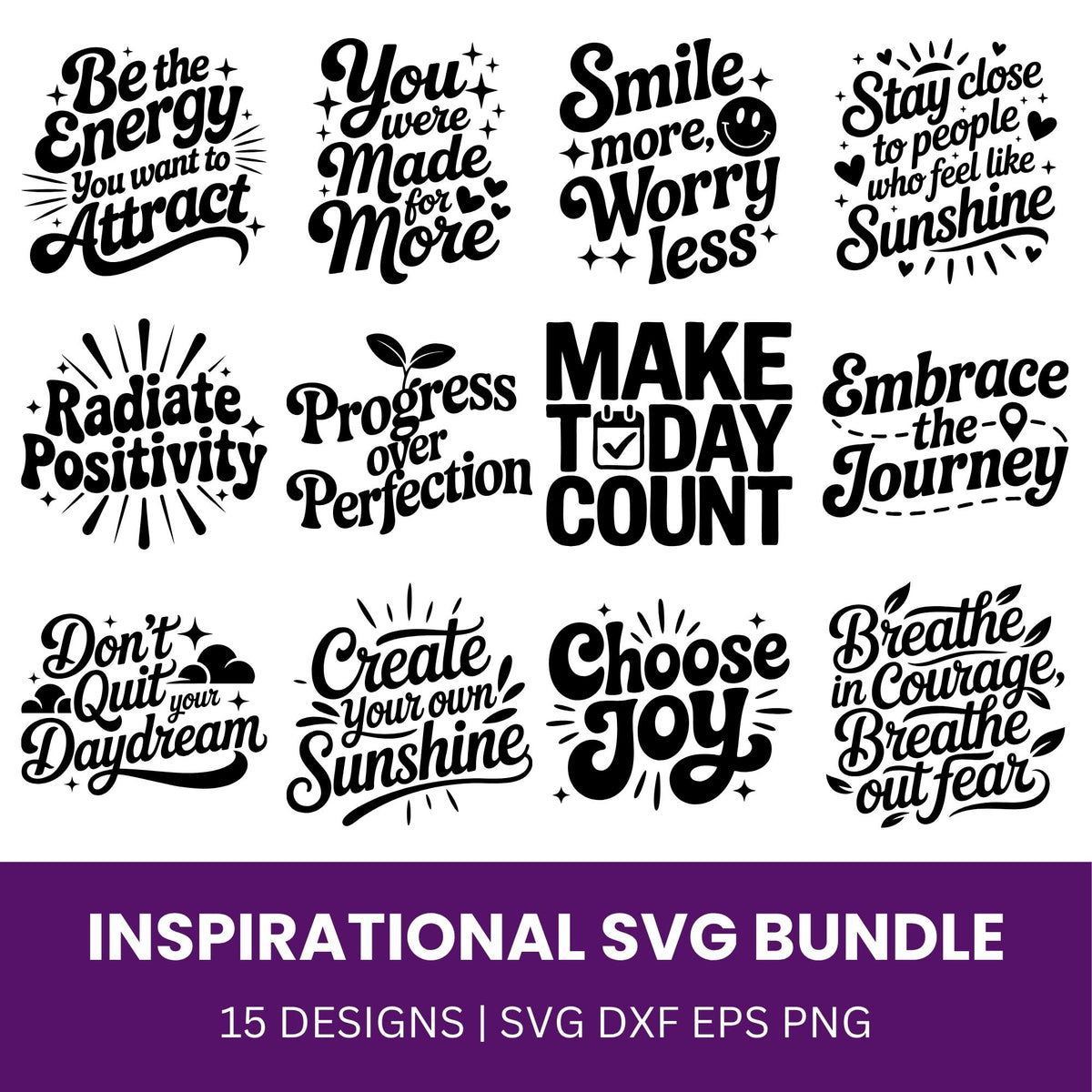 Inspirational SVG Bundle