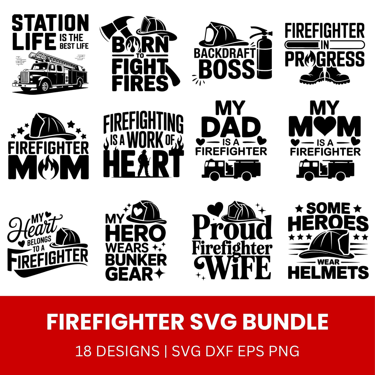 Firefighter SVG Bundle