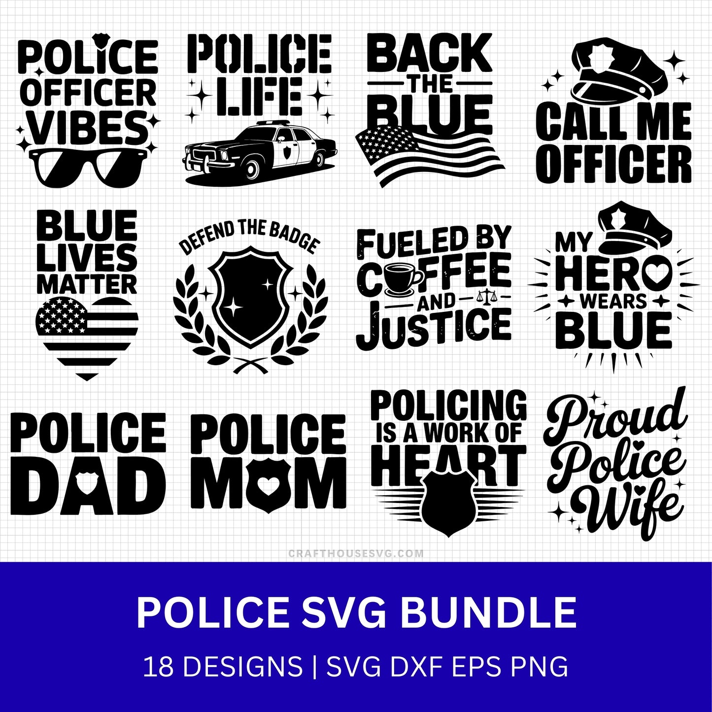 Police SVG Bundle