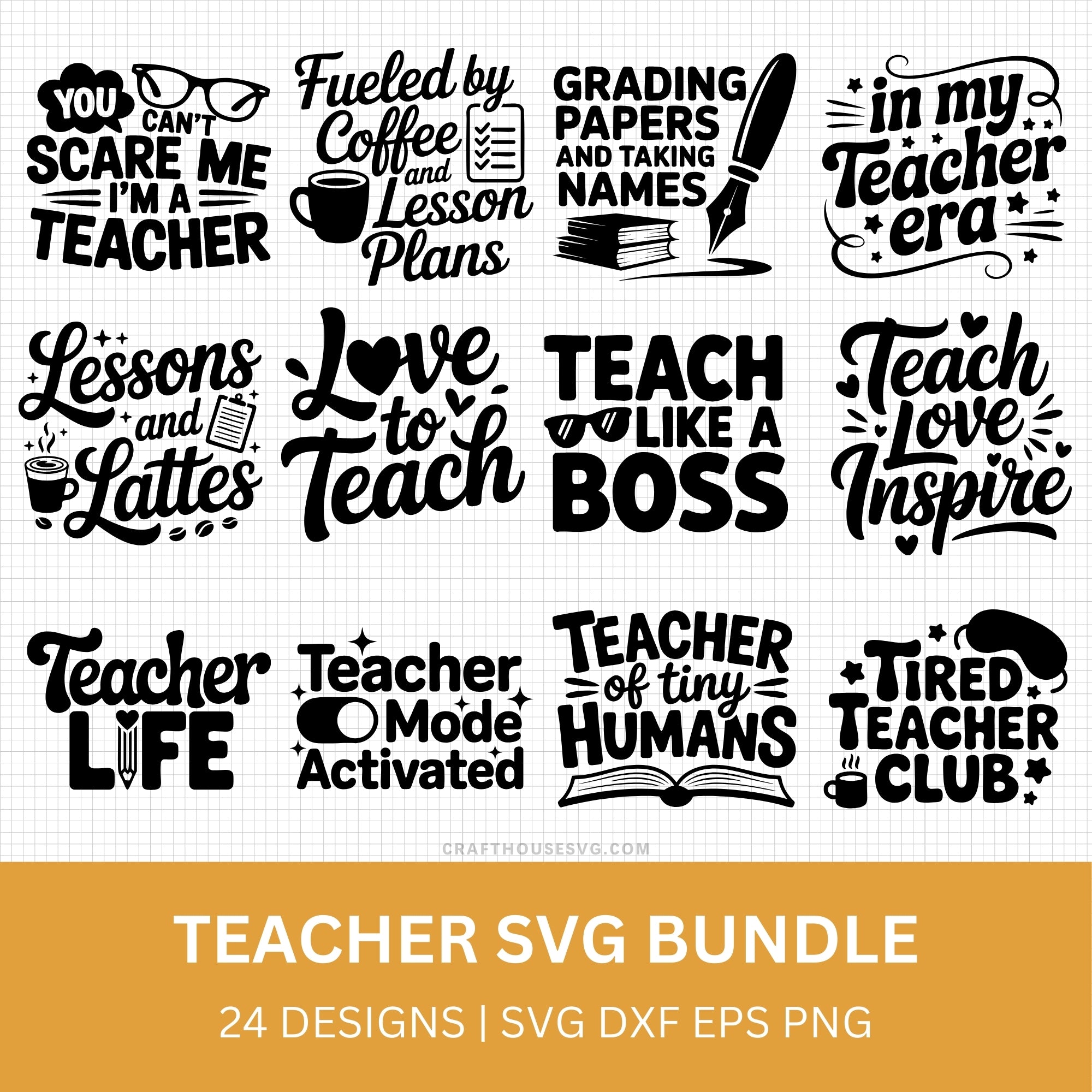 Teacher SVG Bundle