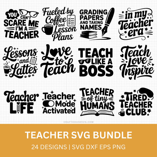 Teacher SVG Bundle