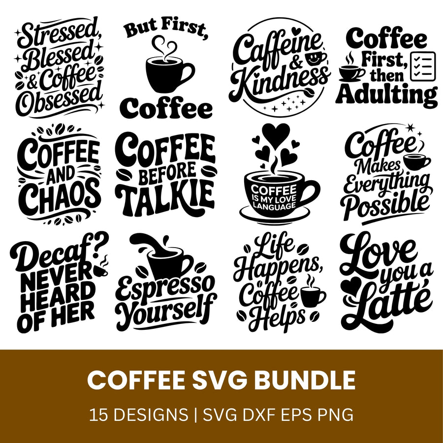 Coffee SVG Bundle