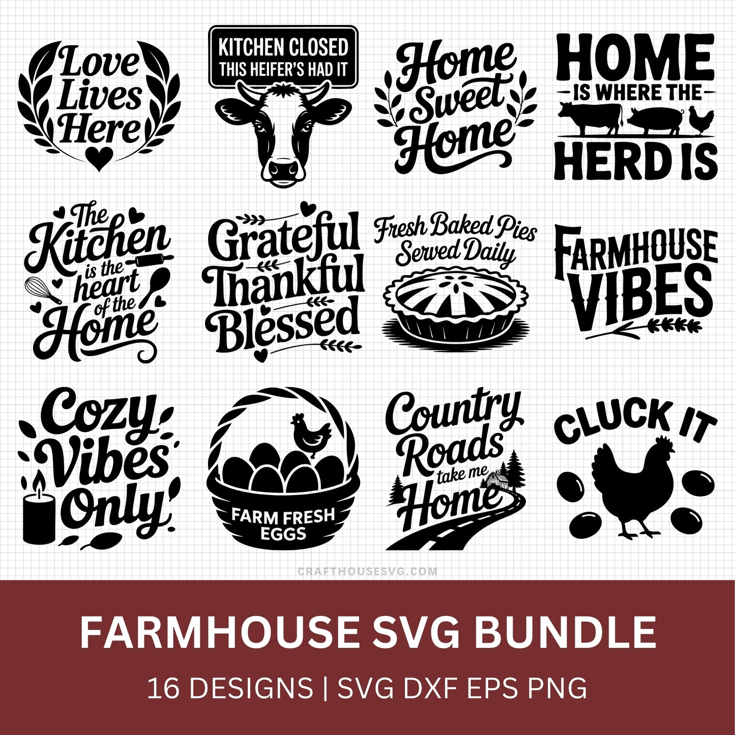 Farmhouse SVG Bundle