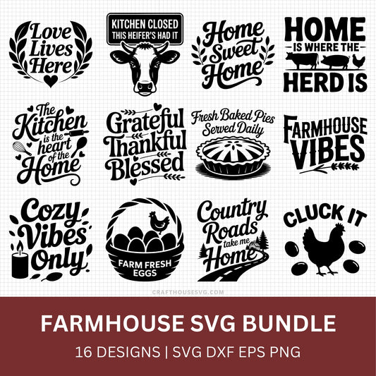 Farmhouse SVG Bundle