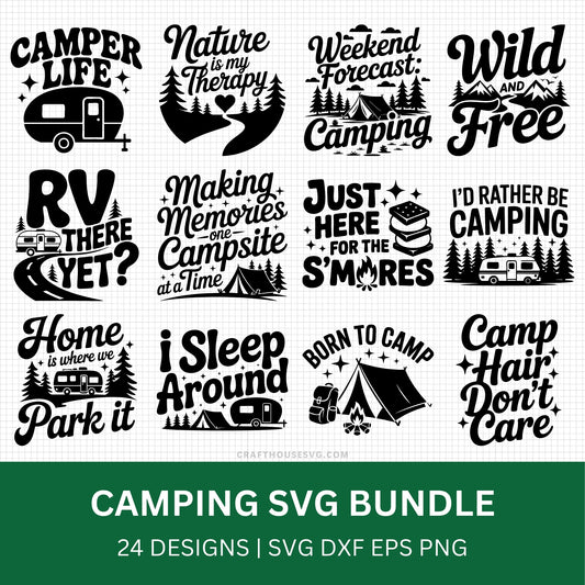 Camping SVG Bundle
