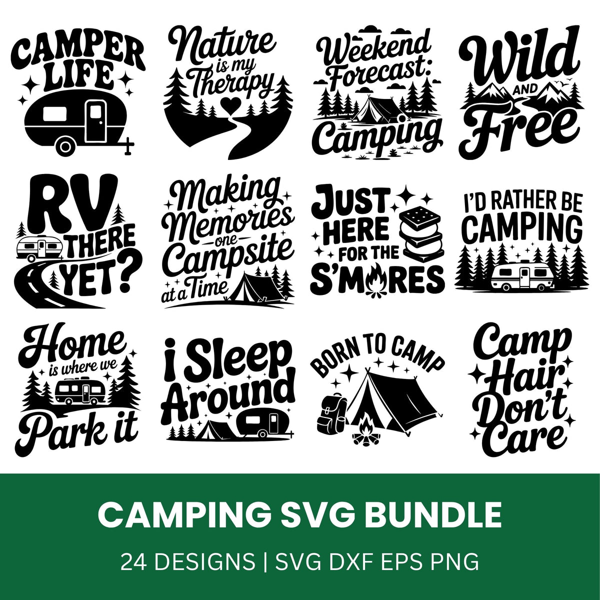 Camping SVG Bundle