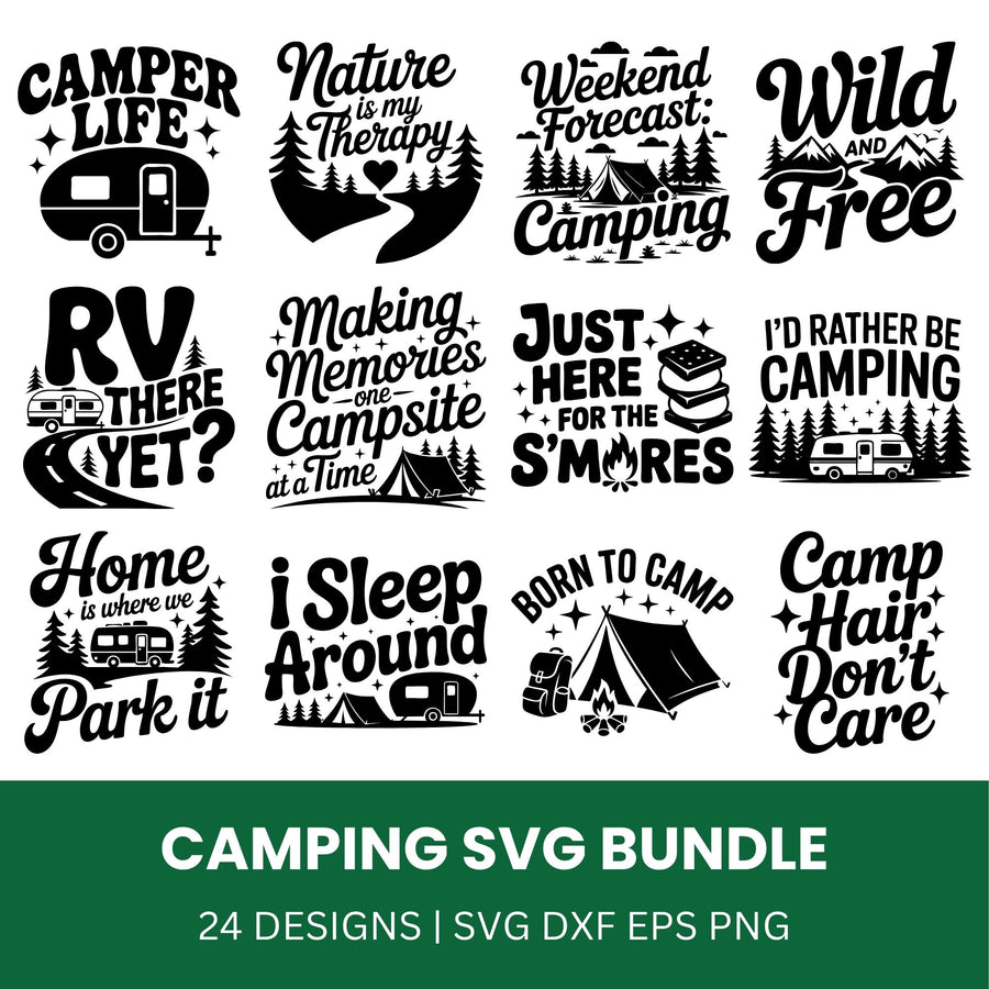 Camping SVG Bundle