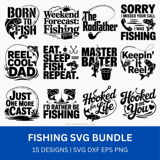 Fishing SVG Bundle