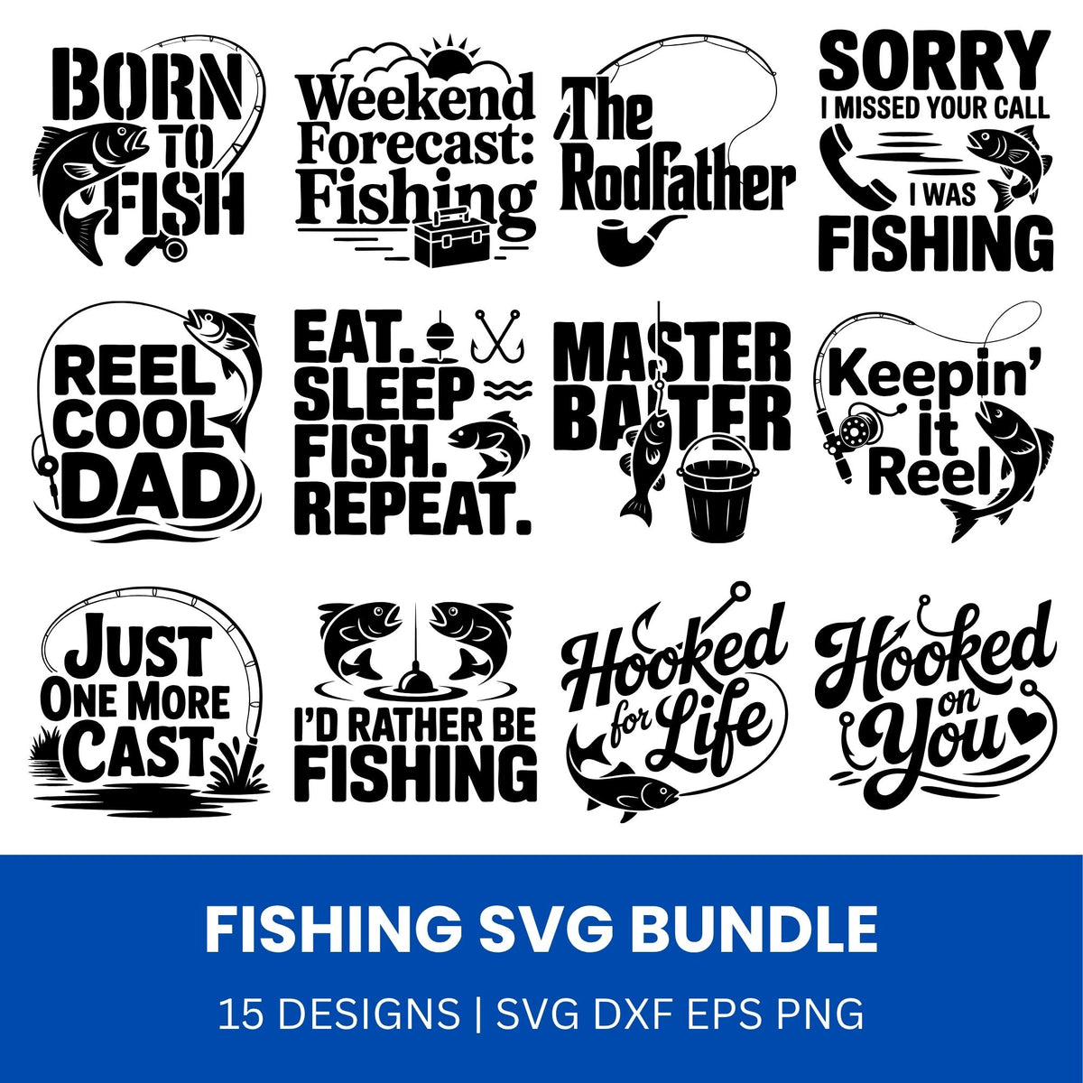 Fishing SVG Bundle