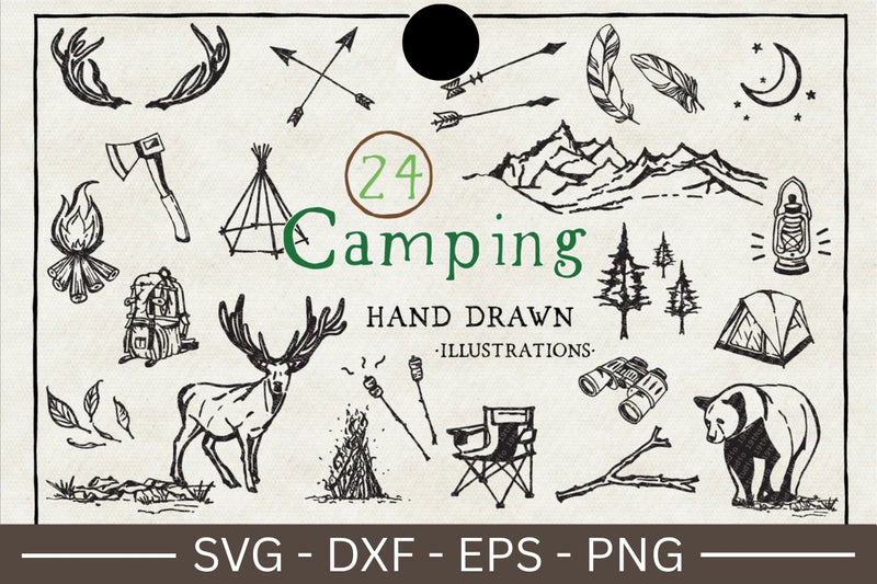 Camping Illustration Pack