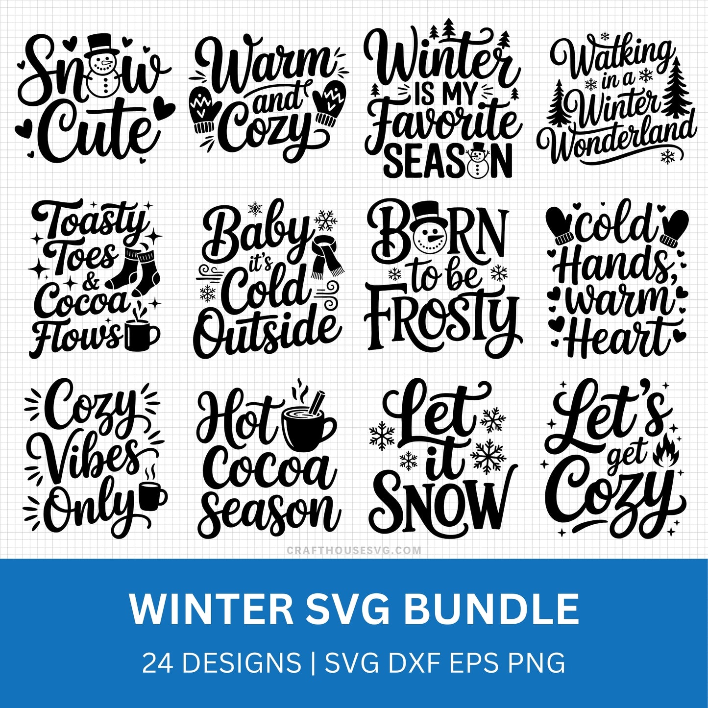 Winter SVG Bundle