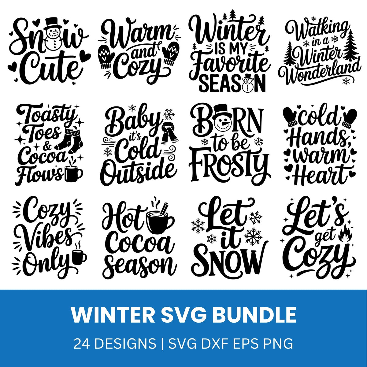 Winter SVG Bundle