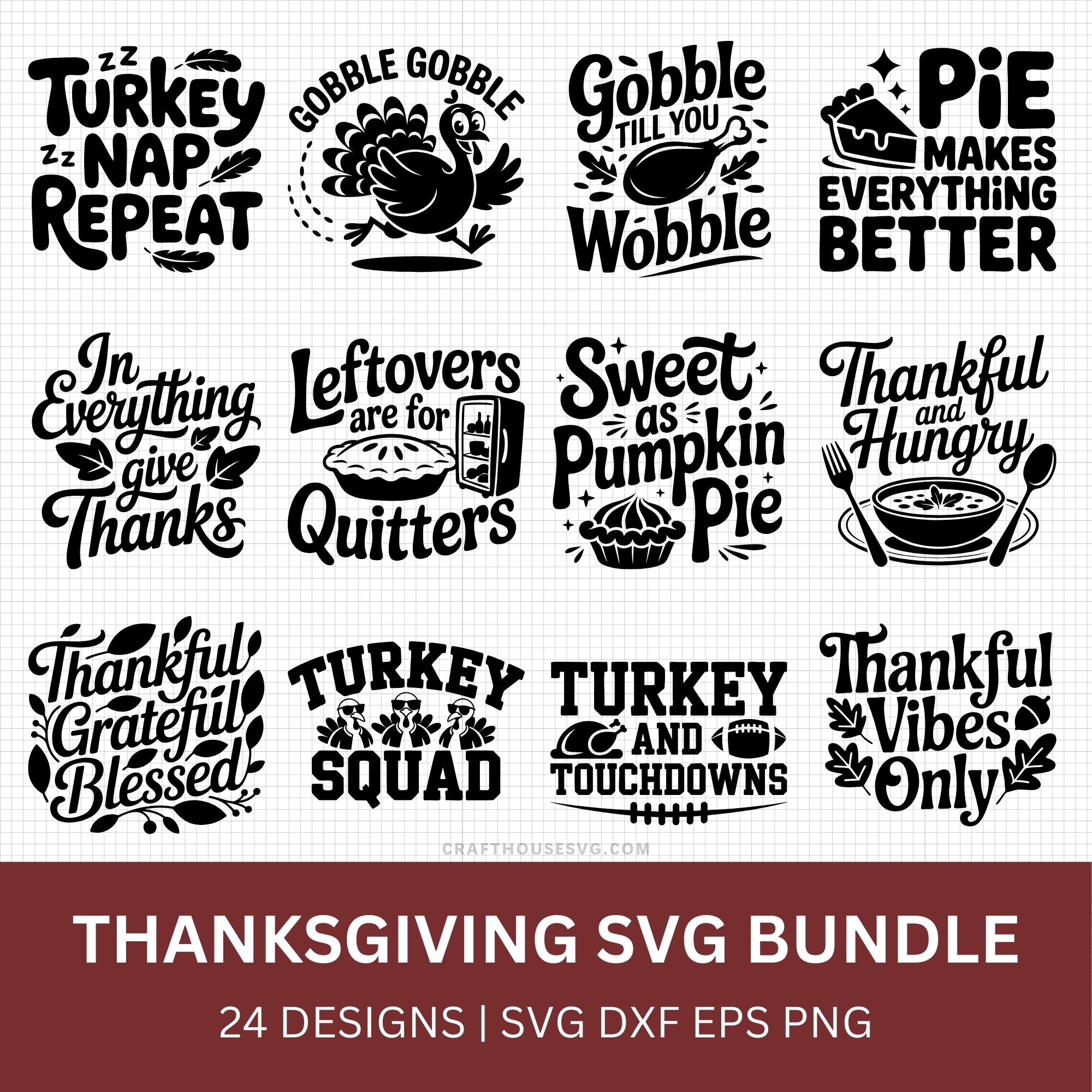 Thanksgiving SVG Bundle