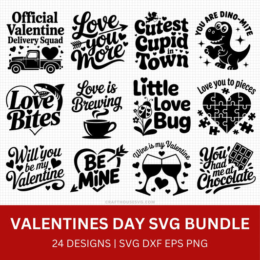 Valentine's Day SVG bundle