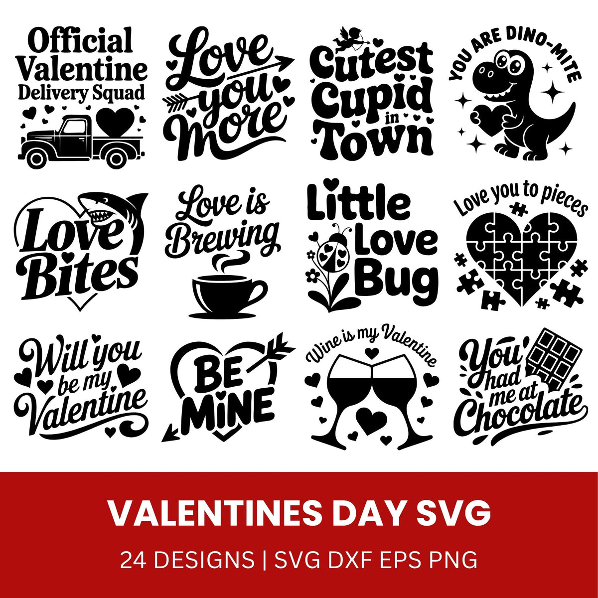 Valentines Day SVG bundle
