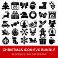 Christmas Icon SVG Bundle