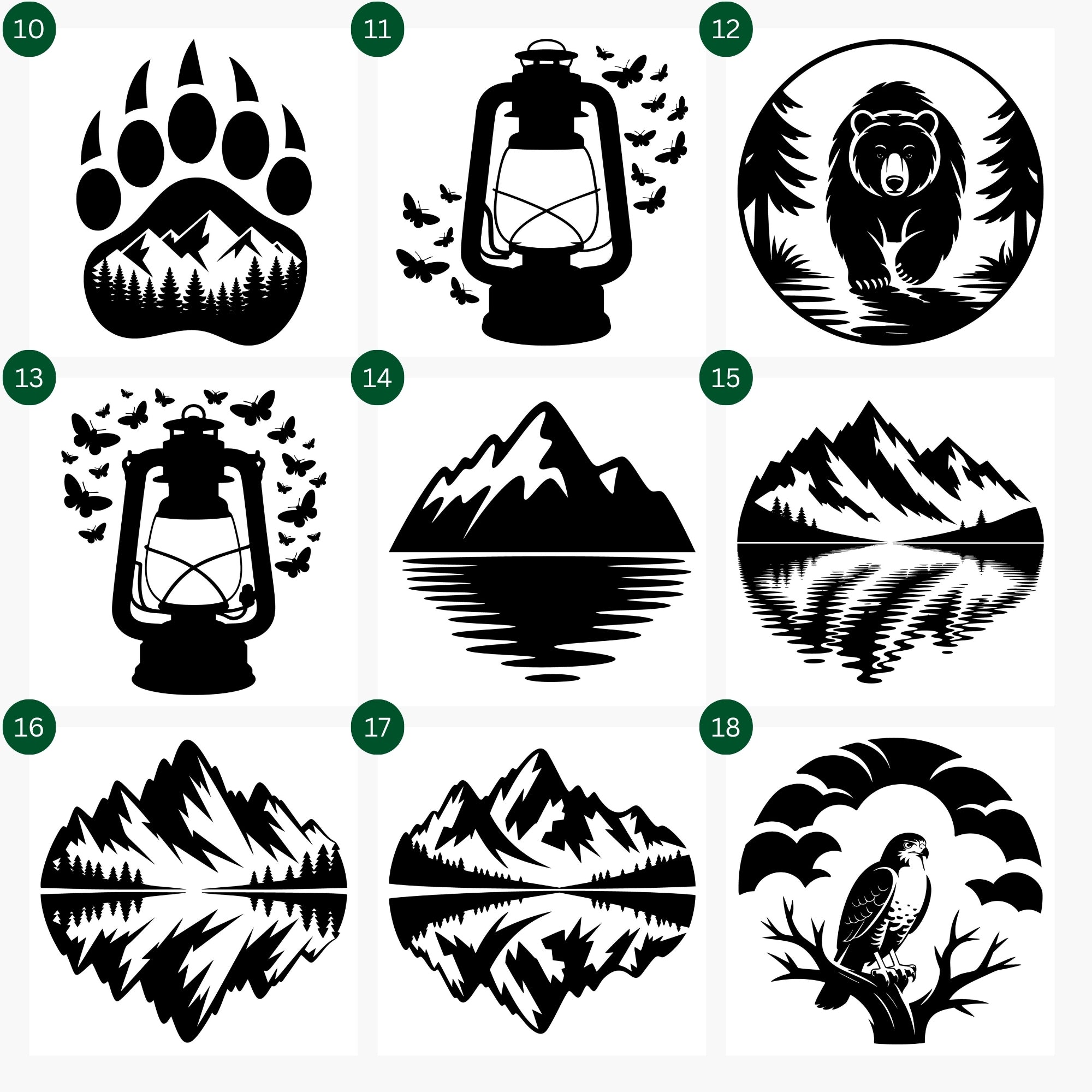 Wilderness SVG Bundle - Craft House SVG