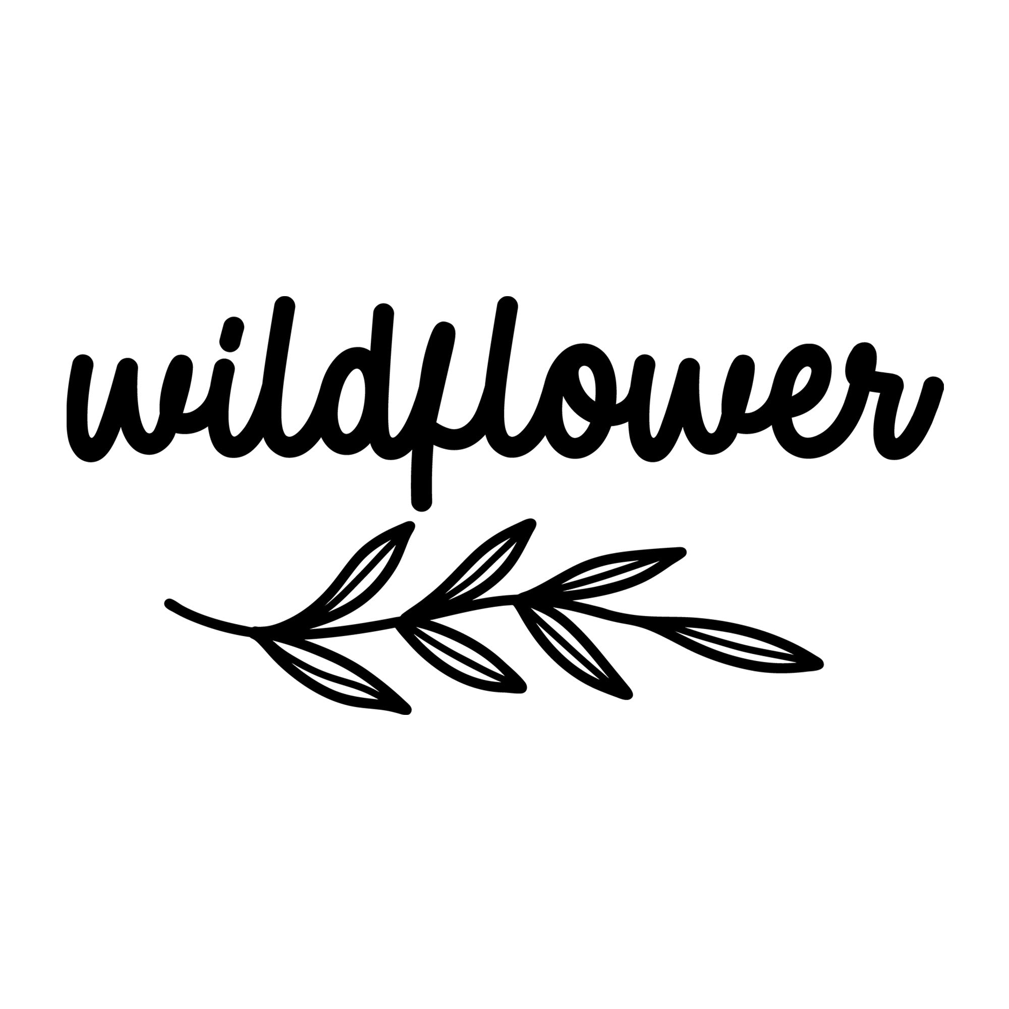 Little Wildflower SVG design for Cricut, Silhouette, laser cutting, vinyl, sublimation, mom and me matching shirts, and family craft projects.