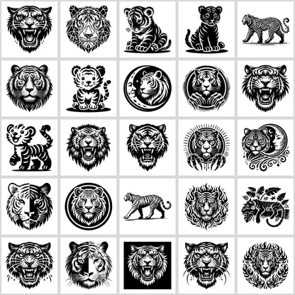 Tiger SVG Bundle