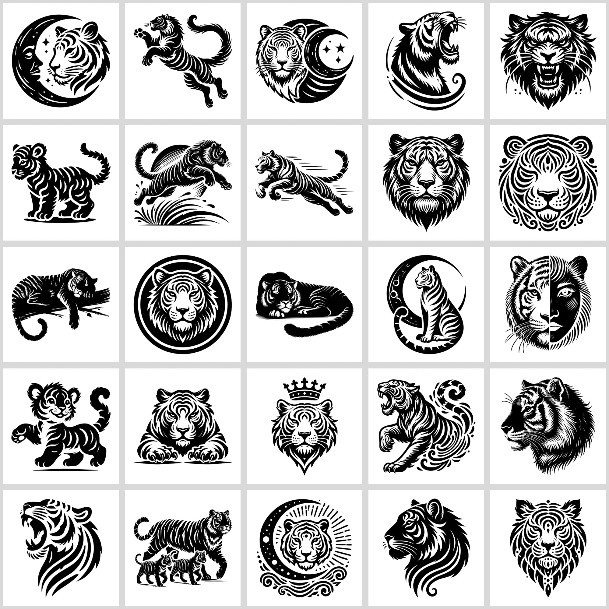Tiger SVG Bundle