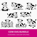 Cow SVG Bundle