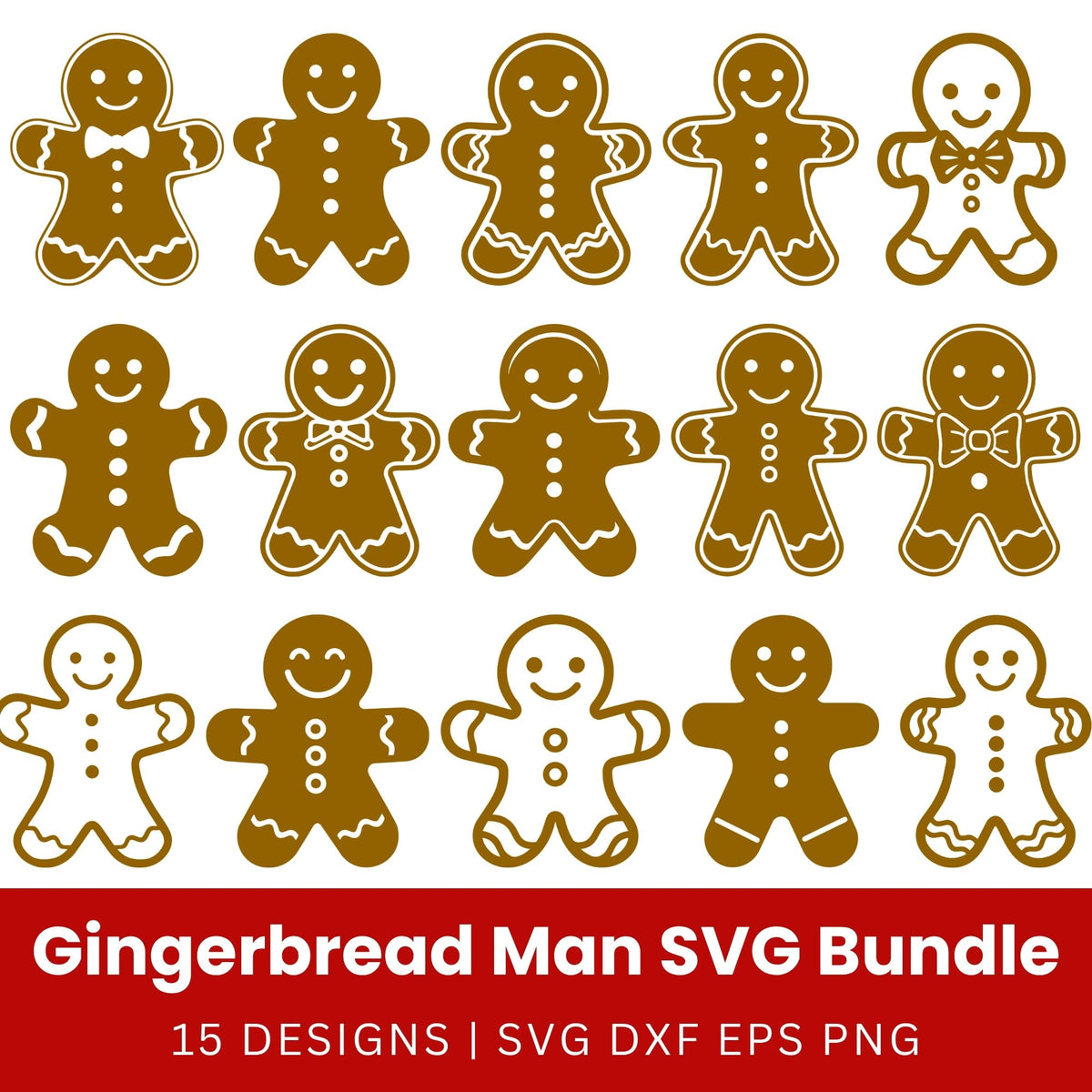 Gingerbread Man SVG Bundle