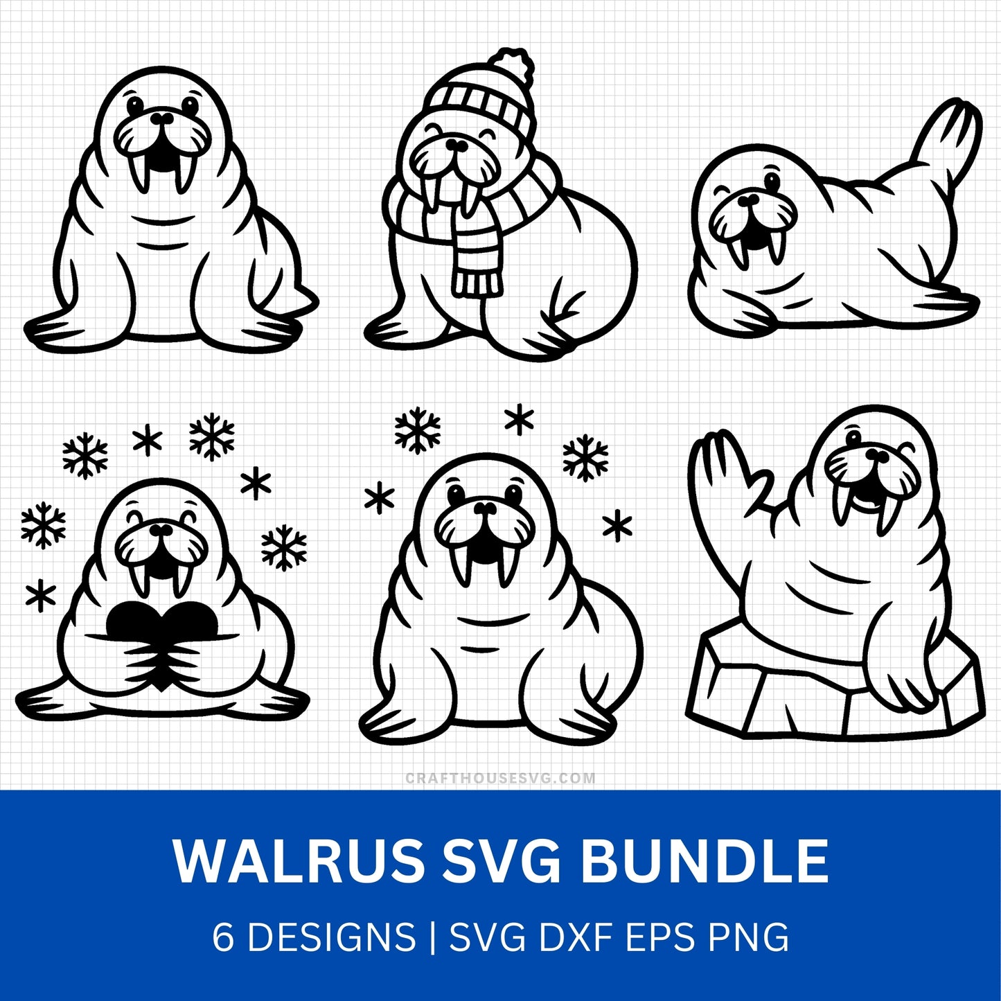 Walrus SVG Bundle