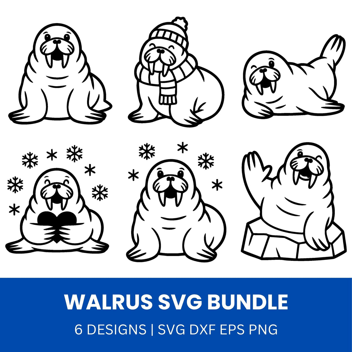 Walrus SVG Bundle