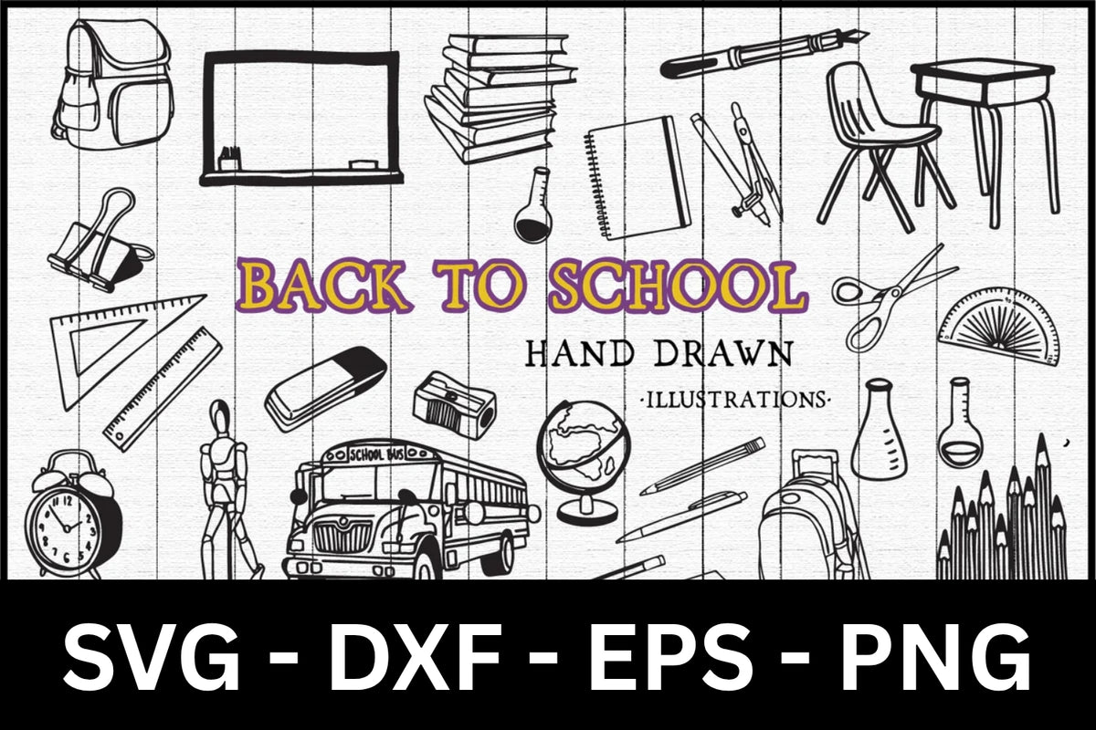Back To School Illustration Pack
