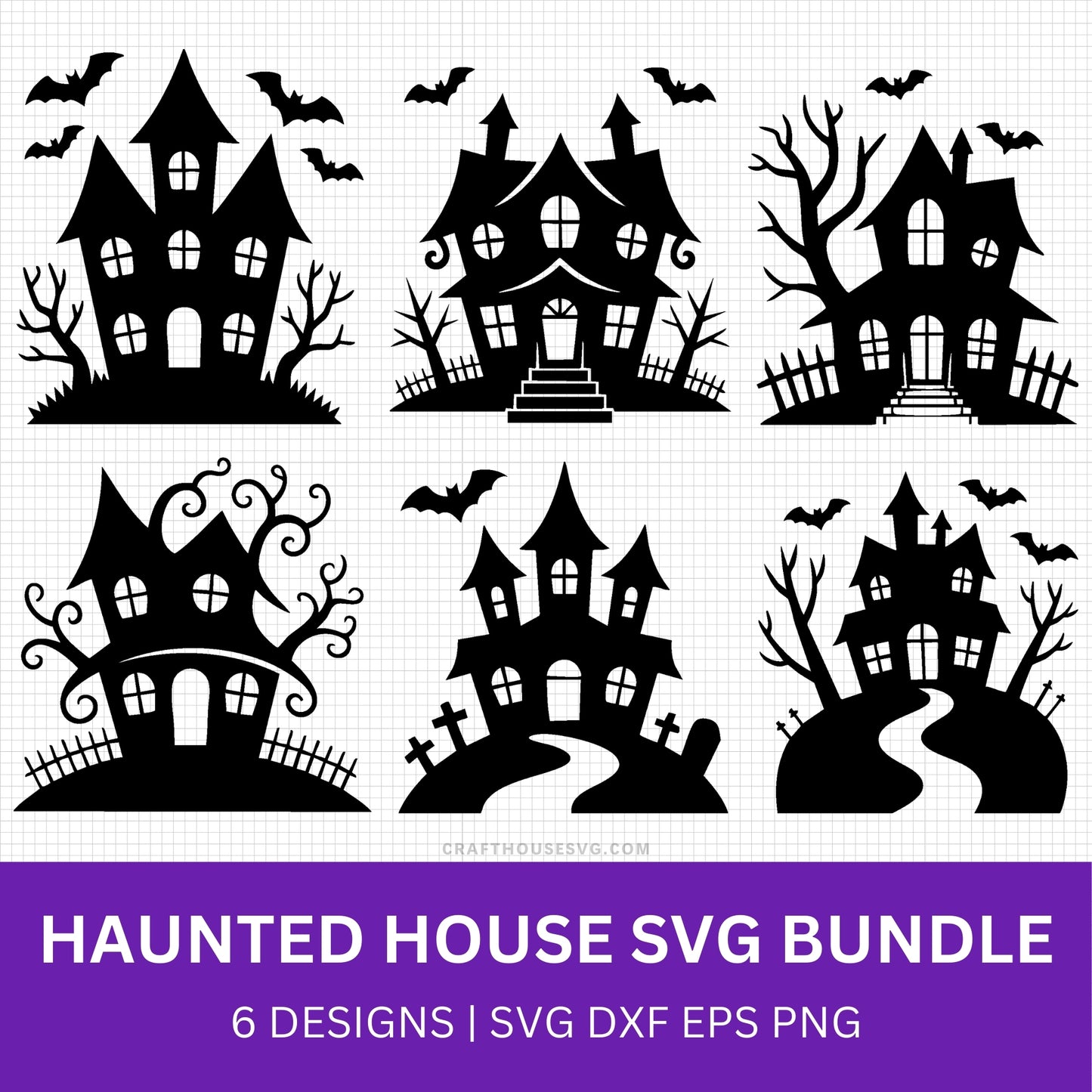 Haunted House SVG Bundle