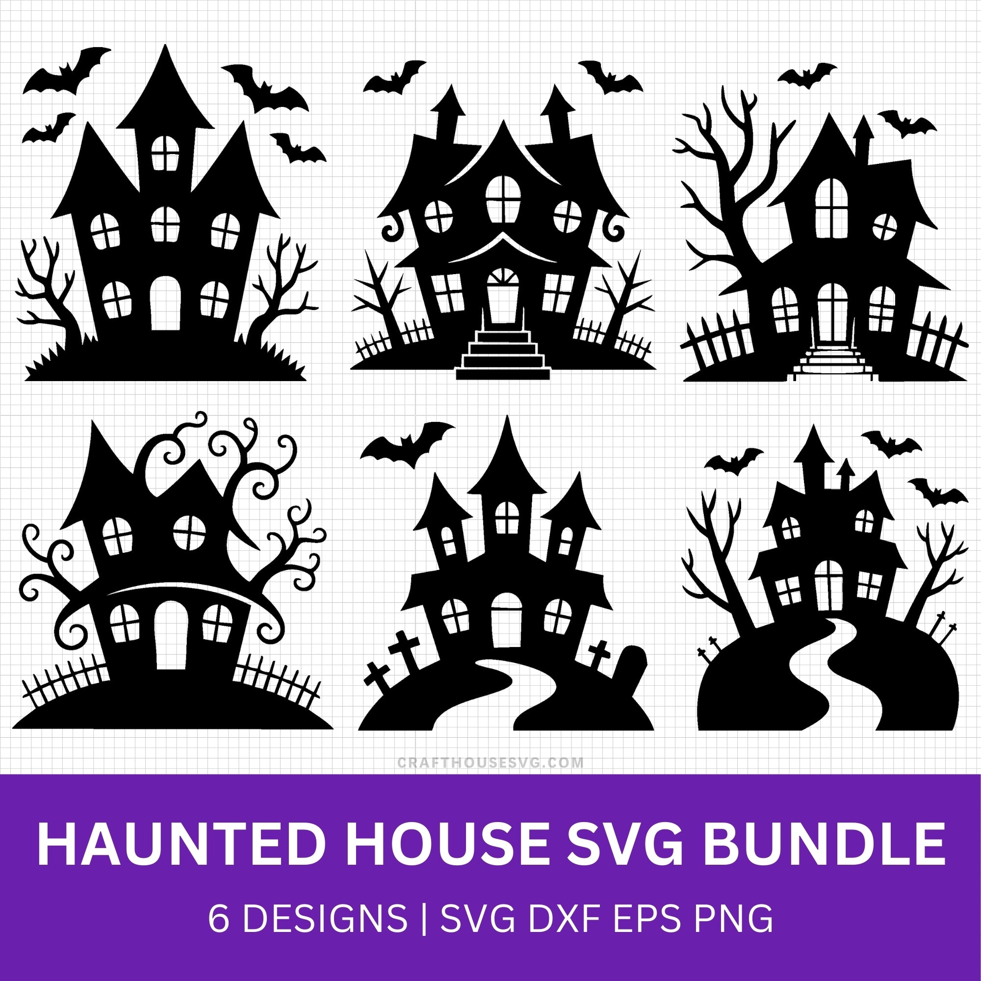 Haunted House SVG Bundle