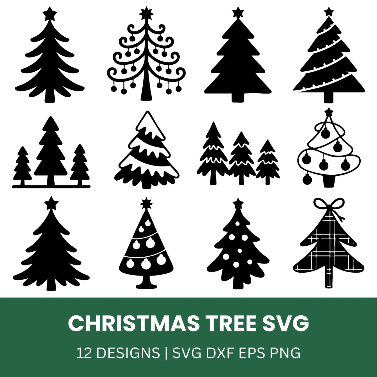 Christmas Tree SVG Bundle