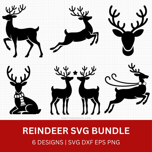 Reindeer SVG Bundle