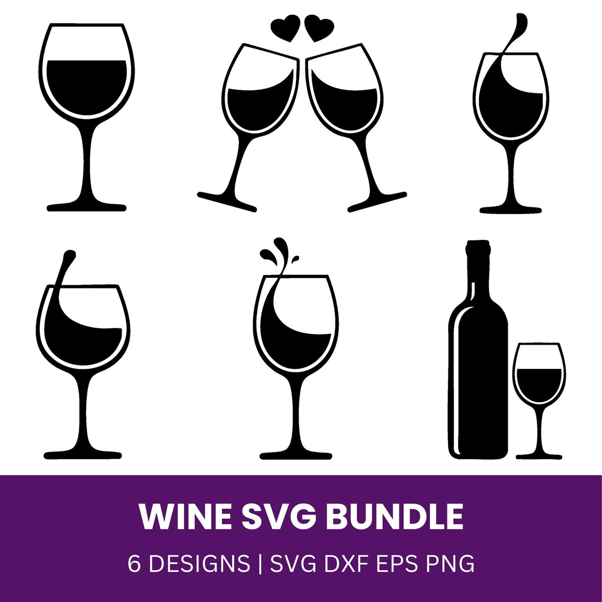Wine SVG Bundle