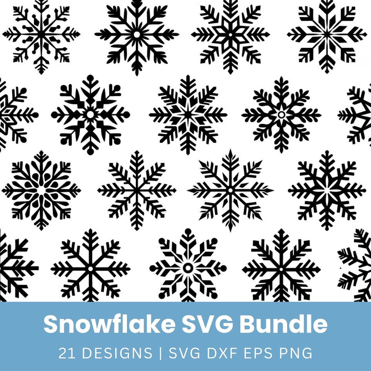 Snowflake SVG Bundle