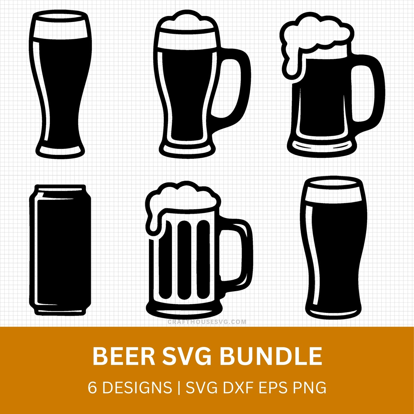 Beer SVG Bundle - Craft House SVG