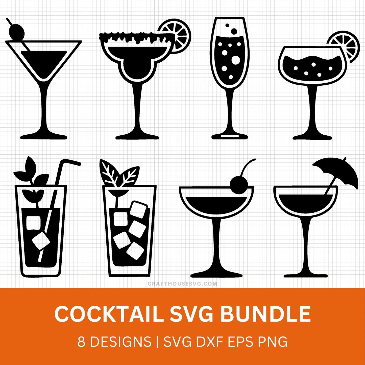 Cocktail SVG Bundle