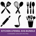 Kitchen Utensil SVG Bundle