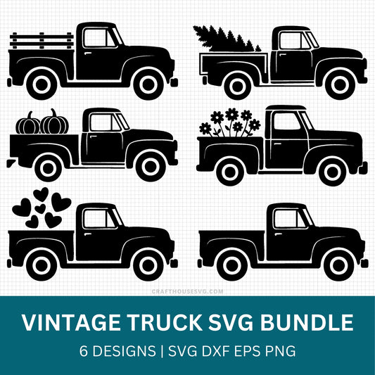 Vintage Truck SVG Bundle