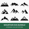 Mountain SVG Bundle - Craft House SVG