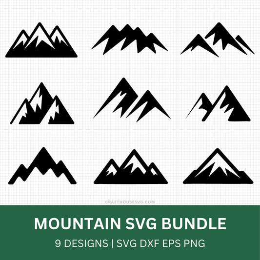 Mountain SVG Bundle - Craft House SVG
