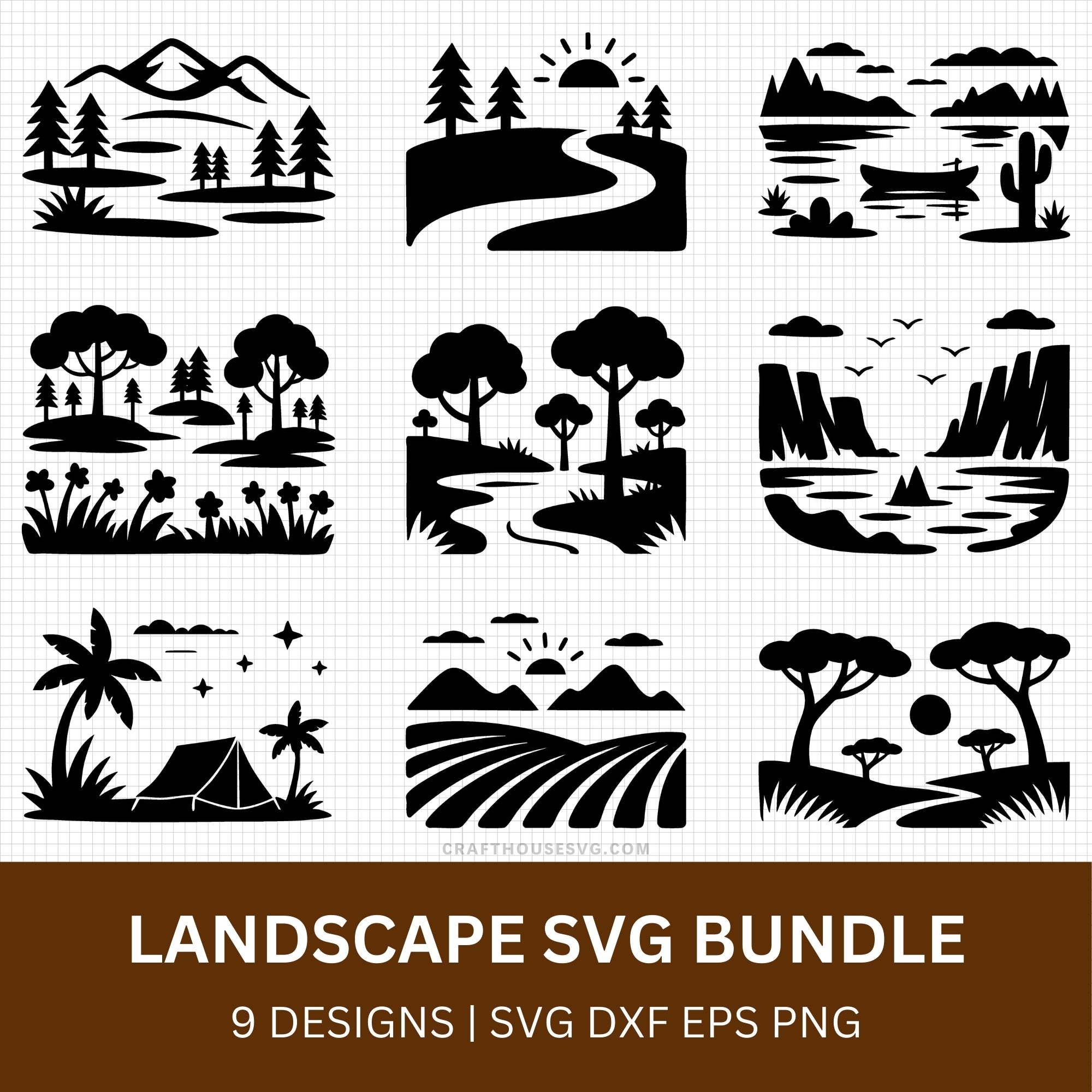 Landscape SVG Bundle