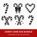 Candy Cane SVG Bundle - Craft House SVG