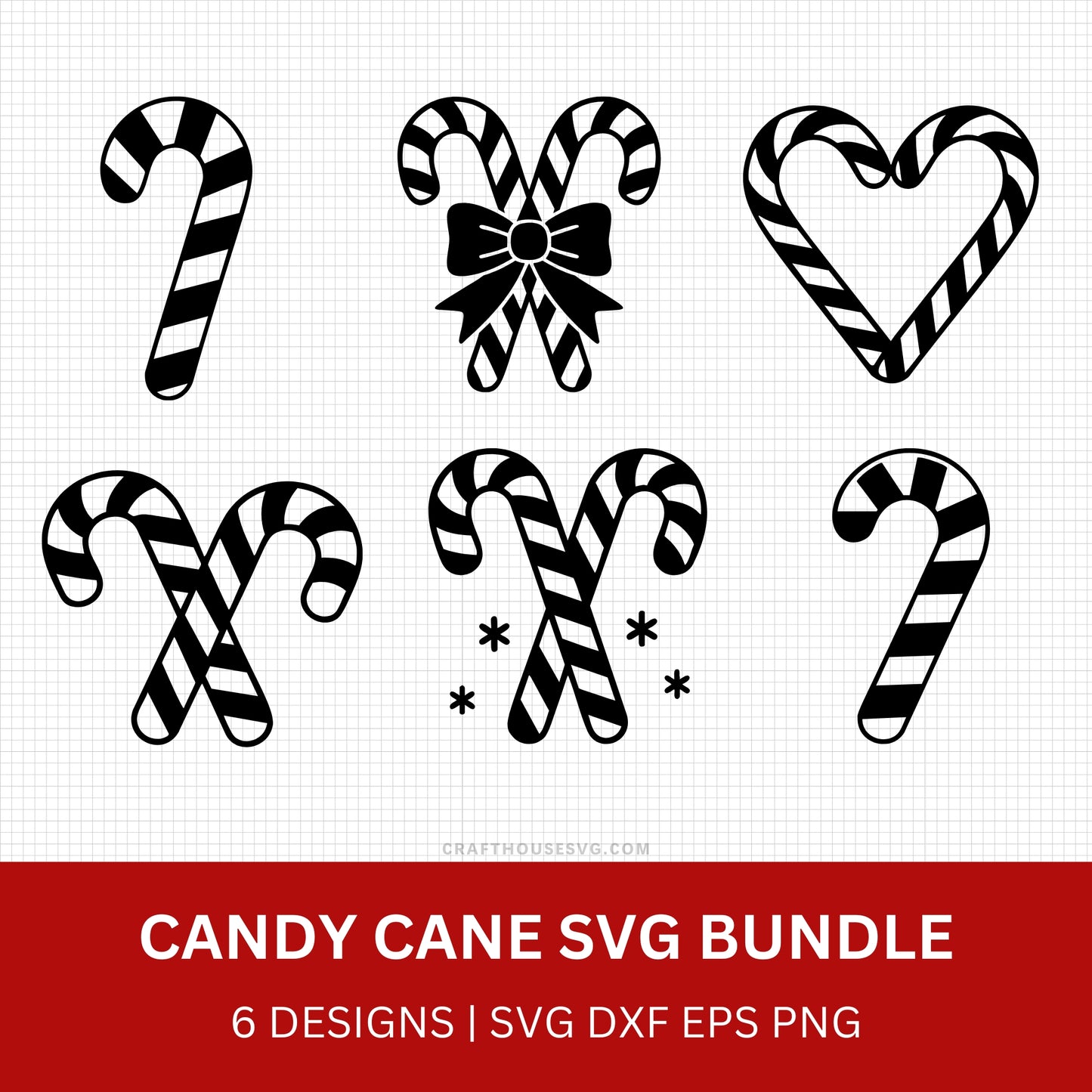 Candy Cane SVG Bundle