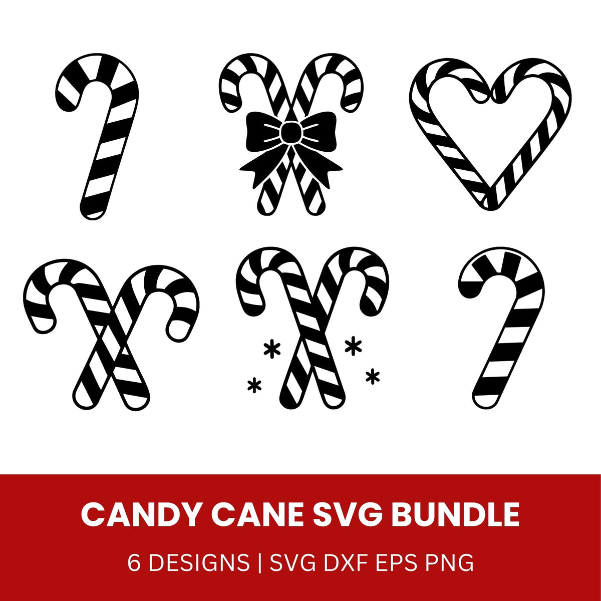 Candy Cane SVG Bundle