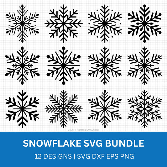 Snowflake SVG Bundle