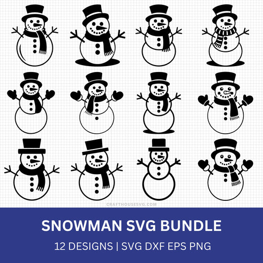 Snowman SVG Bundle